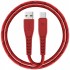 Кабель EnergEA NyloFlex USB-A to USB-C 5A 1.5 м, цвет Красный (CBL-NFAC5U-RED150)