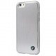 Чехол BMW Signature Brushed Aluminum Hard для iPhone 6 Plus/6S Plus, цвет Серебристый (BMHCP6LMBS)