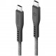 Кабель EnergEA FLOW USB-C to USB-C PD240W 5A Nanoweave Magnetic tie 1.5 м, цвет Черный (CBL-FLCC-BLK150M)
