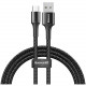Кабель Baseus Halo Data Cable USB - Micro USB 3 A 1 м, цвет Черный (CAMGH-B01)