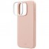 Чехол Uniq LINO (Magsafe) для iPhone 15 Pro, цвет Розовый (IP6.1P(2023)-LINOHMPNK)