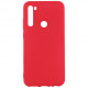 Чехол NewLevel Fluff TPU Hard для Xiaomi Redmi Note 8T, цвет Красный (NLB-FLUF-XNT8T-RED)