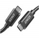 Кабель Anker USB-C to USB-C Thunderbolt 3 0.5 м, цвет Черный (A8486011)