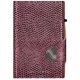 Кожаный кошелек TRU VIRTU CLICK&SLIDE Iguana Glossy Blackberry, цвет Ежевика/Коричневый (PR-ig-blackberry)