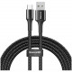 Кабель Baseus Halo Data Cable USB - Micro USB 2 A 2 м, цвет Черный (CAMGH-C01)