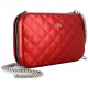 Алюминиевый стеганный клатч Ogon Quilted Lady Bag, цвет Красный (QLB red)