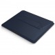 Чехол Uniq Oslo V.2 PU leather Magnetic Laptop sleeve/foldable stand для ноутбуков 14", цвет Темно-синий (Navy Blue) (OSLO(14)-NAVYBLUE)