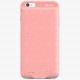 Чехол-аккумулятор Baseus Plaid Backpack Power Bank 5000 мАч для iPhone 6/6S, цвет Розовый (ACAPIPH6S-LBJ04)