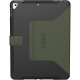 Чехол Urban Armor Gear (UAG) Scout Series Folio Case для iPad 10.2" (7th/8th/9th Gen), цвет Черный/Оливковый (Black/Olive) (12191I114072)