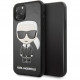 Чехол Karl Lagerfeld PU Leather Iconik Karl Hard для iPhone 11 Pro, цвет Черный (KLHCN58IKPUBK)