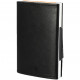 Кожаный каскадный кошелек Ogon Cascade Wallet, цвет Черный (CL black)