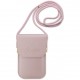 Сумка Guess Wallet Phone Bag Saffiano Script logo with Cord для смартфонов, цвет Розовый (GUOWBSASNSP)
