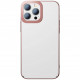 Чехол Baseus Glitter case PC with metal armor для iPhone 13 Pro, цвет Розовый (ARMC001004)