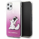 Чехол Karl Lagerfeld TPU/PC collection Choupette Fun Hard для iPhone 11 Pro, цвет Розовый градиент (KLHCN58CFNRCPI)