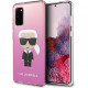 Чехол Karl Lagerfeld TPU/PC collection Karl Iconik Hard для Galaxy S20, цвет Розовый (KLHCS62TRDFKPI)