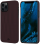 Чехол Pitaka MagEZ Case для iPhone 12 Pro Max, цвет Черный/Красный (Plain) (KI1204PM)