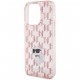 Чехол Karl Lagerfeld PC/TPU Monogram NFT Choupette Hard для iPhone 15 Pro, цвет Розовый (KLHCP15LHNCMKLP)
