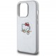Чехол Hello Kitty PU Leather Kitty Asleep Hard (MagSafe) для iPhone 15 Pro, цвет Серебристый (HKHMP15LPMHSKS)