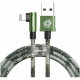 Кабель Baseus Camouflage Mobile Game Cable USB - Lightning 2.4 A 1 м, цвет Зеленый (CALMC-A06)