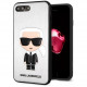Чехол Karl Lagerfeld TPU collection Karl Iconic Hard для iPhone 7 Plus/8 Plus, цвет Серебристый (KLHCI8LFBKASI)