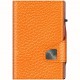 Кожаный кошелек TRU VIRTU CLICK&SLIDE Pebble Orange, цвет Оранжевый/Серебристый (CL-peb-orange)