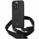 Чехол Mercedes Leather Stars Hard + Crossbody strap для iPhone 14 Pro, цвет Черный (MEHCP14L8RHSPK)