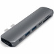 Переходник Satechi Aluminum Type-C Pro Hub Adapter для MacBook Pro 2016, цвет "Серый космос" (ST-CMBPM)