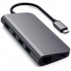 Переходник Satechi Aluminum USB-C Multimedia Adapter, цвет "Серый космос" (ST-TCMM8PAM)