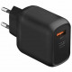 Сетевое зарядное устройство EnergEA Ampcharge USB-C PD18 + USB-A QC3.0 18W, цвет Черный (CHR-AC-PDQ18EU)