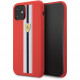 Чехол Ferrari On-Track Silicone case Stripes Hard для iPhone 11, цвет Красный (FESPIHCN61RE)