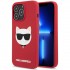 Чехол Karl Lagerfeld Liquid silicone Choupette Hard (MagSafe) для iPhone 13 Pro Max, цвет Красный (KLHMP13XSLCHRE)