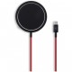 Беспроводное зарядное устройство Ferrari MagSafe Wireless charger 15W Round, цвет Черный (FECBMSMENK)
