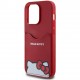 Чехол Hello Kitty Cardslot PU Leather Hidden Kitty Hard для iPhone 14 Pro, цвет Красный (HKHCP14LPSCKER)