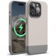 Чехол Elago GLIDE (tpu+pc) (MagSafe) для iPhone 15 Pro Max, цвет Каменный/Серый (ES15MSGL67PRO-STMGY)