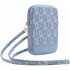 Сумка Guess Wallet Zipper Pouch G CUBE для смартфонов, цвет Синий (GUWBZPGCSPGB)