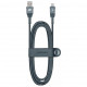 Кабель Momax Elite Link USB to USB Type-C Cable 5 А 1.2 м, цвет Серый