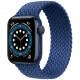 Умные часы Apple Watch Series 6 GPS, 40 мм, корпус из алюминия цвет Синий, плетеный ремешок цвет Синий