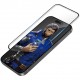 Защитное стекло Blueo 3D Anti-broken Edge (силик. кромка) +installer для iPhone 15 Pro с черной рамкой (NPB36-15pro-6.1)
