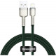 Кабель Baseus Cafule Series Metal Data Cable USB to Lightning 2.4A 1 м, цвет Зеленый (CALJK-A06)