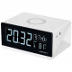 Часы с беспроводной зарядкой Momax Q.Clock Digital Clock with Wireless Charging QC1, цвет Белый