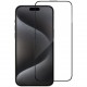 Защитное стекло Blueo AR Anti-reflective (ультра-прозрачное) для iPhone 15/14 Pro с черной рамкой (MB26-15-6.1)