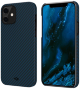 Чехол Pitaka MagEZ Case для iPhone 12 mini, цвет Черный/Синий (Twill) (KI1208)
