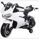 Электромотоцикл RiverToys MOTO E222KX, цвет Белый (E222KX-WHITE)