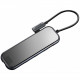 USB-концентратор Baseus Multi-functional HUB (USB Type-C to HDMI/3xUSB 3.0/RJ45/USB-C PD), цвет Темно-серый (CAHUB-DZ0G)