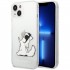 Чехол Karl Lagerfeld PC/TPU Choupette Fun Hard для iPhone 14, цвет Прозрачный (KLHCP14SCFNRC)