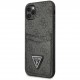 Чехол Guess PU 4G Double cardslot Metal triangle logo Hard для iPhone 11 Pro, цвет Черный (GUHCN58P4TPK)