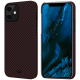 Чехол Pitaka MagEZ Case для iPhone 12 mini, цвет Черный/Красный (Twill) (KI1203)