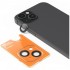 Защитное стекло Blueo Camera lens Armor metal 2 шт. (+installer) для камеры iPhone 15/15 Plus, цвет Черный (BM2541-15-BLK)
