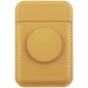 Магнитный картхолдер Uniq FLIXA Magnetic card holder Pop-out Grip-stand, цвет Канареечно-желтый (Canary Yellow) (FLIXA-CYELLOW)