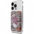 Магнитный картхолдер Hello Kitty Wallet Cardslot MagSafe PU leather Graffiti Tags, цвет Розовый (HKWMPDGPTP)